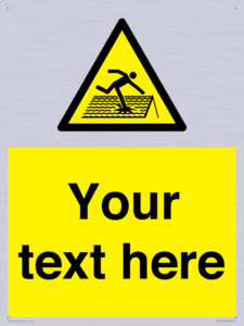 Custom Figure on Roof Sign